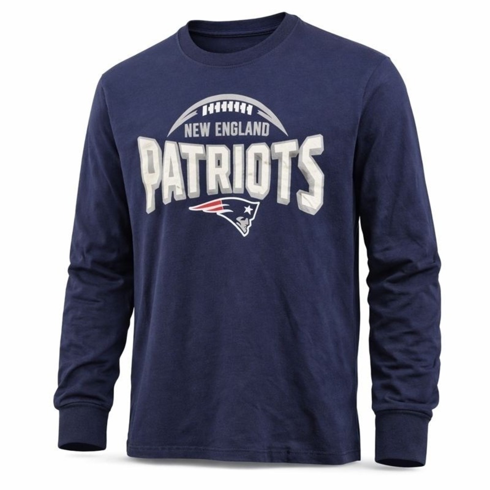 NFL Team Apparel New England Patriots Long Sleeve T-Shirt - Mens M NWT